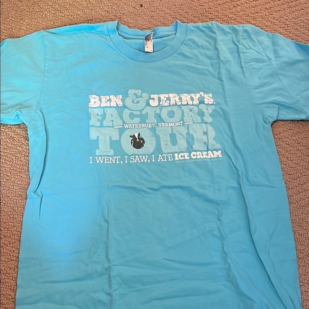 Ben & Jerry's Blue Graphic T-Shirt